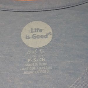 Life Is Good Tops - Life Is Good Multicolor V-Neck T-Shirt Life Is Good Tops - Life Is Good Multicolor V-Neck T-Shirt